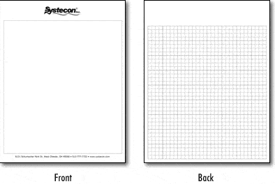 Better Office Products Graph Paper Pad, 8.5 x 11, 50 Sheets