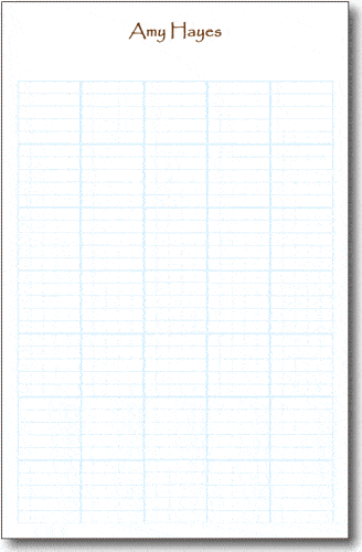 Pad - Graph Paper (.25) 5 x 8